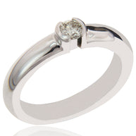 ANILLO CON DIAMANTE 0.12CT 14K